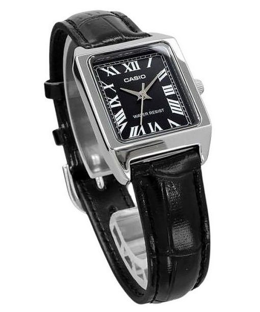 Casio Standard Analog Leather Strap Black Dial Quartz LTP-V007L-1B Women's Watch