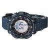 Casio ProTrek Climber Line 디지털 블루 실리콘 스트랩 터프 솔라 PRG-340SC-2 100M 남성용 시계