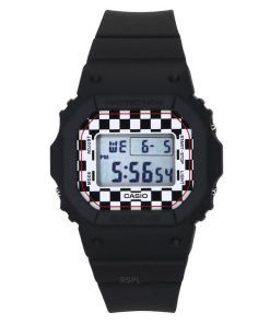 Casio Baby-G 스케이터 패션 디지털 블랙 레진 스트랩 쿼츠 BGD-565GS-1 100M 여성용 시계