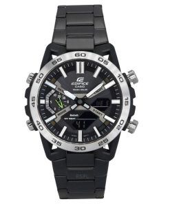 Casio Edifice Sospensione 아날로그 디지털 스마트폰 링크 터프 솔라 ECB-2000DD-1A 100M 남성용 시계