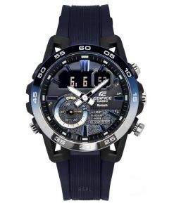 Casio Edifice Sospensione 야간 드라이브 아날로그 디지털 스마트폰 링크 쿼츠 ECB-40NP-1A 100M 남성용 시계