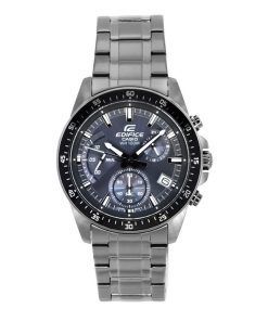 Casio Edifice 표준 아날로그 크로노그래프 블랙 다이얼 쿼츠 EFV-540DC-1C 100M 남성용 시계