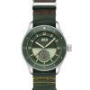 AVI-8 Flyboy Airmaster Sector Meca-Quartz Vert 그린 나일론 스트랩 그린 다이얼 AV-4112-02 남성용 시계