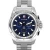 Victorinox Swiss Army INOX 크로노그래프 스테인레스 스틸 블루 다이얼 쿼츠 다이버 241985 200M 남성용 시계