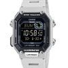 Casio 표준 디지털 스마트폰 링크 단계 추적기 수지 스트랩 쿼츠 WS-B1000-8BV 100M 남성용 시계