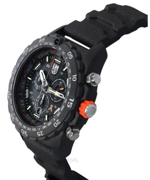 Luminox Bear Grylls Survival Master Series 크로노그래프 블랙 다이얼 쿼츠 다이버 XB.3741 200M 남성용 시계