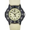 Luminox Original Navy Seal EVO 고무 스트랩 베이지 다이얼 쿼츠 다이버 XS.3010.EVO.S 200M 남성용 시계