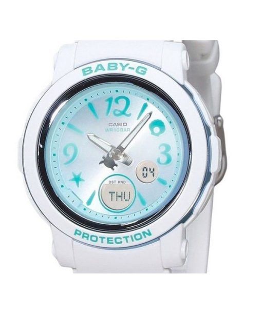 Casio Baby-G 아날로그 디지털 해저 세계 수지 스트랩 블루 다이얼 쿼츠 BGA-290US-2A 100M 여성용 시계