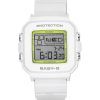 Casio Baby-G Plus 디지털 30주년 기념 화이트 레진 스트랩 쿼츠 BGD-10K-7 100M 여성용 시계(스페셜 홀더 포함)