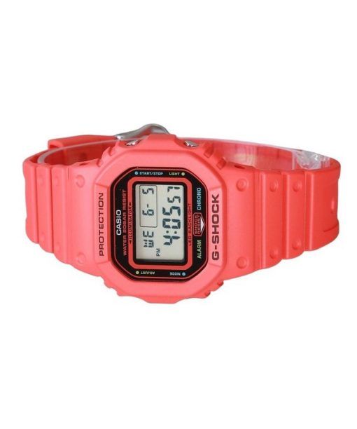 Casio G-Shock 디지털 에너지 파크 시리즈 레드 바이오 기반 수지 스트랩 쿼츠 DW-5600EP-4 200M 남성용 시계