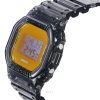 Casio G-Shock 디지털 회색 반투명 수지 스트랩 쿼츠 DW-5600TLS-8 200M 남성용 시계