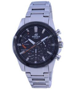 Casio Edifice 크로노 그래프 아날로그 솔라 EQS-930DB-1A EQS930DB-1 100M 남성용 시계