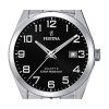 Festina Classics 스테인리스 스틸 블랙 다이얼 쿼츠 F20437-4 100M 남성용 시계