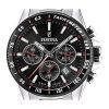 Festina Timeless 크로노그래프 스테인리스 스틸 블랙 다이얼 쿼츠 F20560-6 100M 남성용 시계