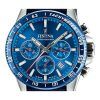 Festina Timeless 크로노그래프 가죽 스트랩 블루 다이얼 쿼츠 F20561-3 100M 남성용 시계