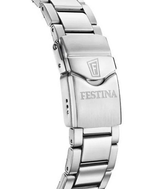 Festina The Originals 스테인리스 스틸 그린 다이얼 쿼츠 다이버 F20663-2 200M 남성용 시계