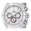 Festina Timeless 크로노그래프 스테인리스 스틸 화이트 다이얼 쿼츠 F20668-1 100M 남성용 시계