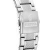 Festina Timeless 크로노그래프 스테인리스 스틸 화이트 다이얼 쿼츠 F20668-1 100M 남성용 시계