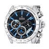 Festina Timeless 크로노그래프 스테인리스 스틸 블랙 다이얼 쿼츠 F20668-6 100M 남성용 시계