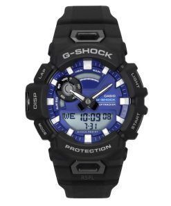 카시오 G-Shock G-Squad 아날로그 디지털 스마트폰 링크 바이오 기반 수지 스트랩 블루 다이얼 쿼츠 GBA-900CB-1A 200M 남성용 시계