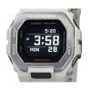 Casio G-Shock G-Lide 디지털 스마트폰 링크 그레이 레진 스트랩 쿼츠 GBX-100-8 200M 남성용 시계