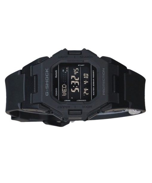 Casio G-Shock 디지털 스마트폰 링크 블랙 레진 스트랩 쿼츠 GD-B500-1 200M 남성용 시계