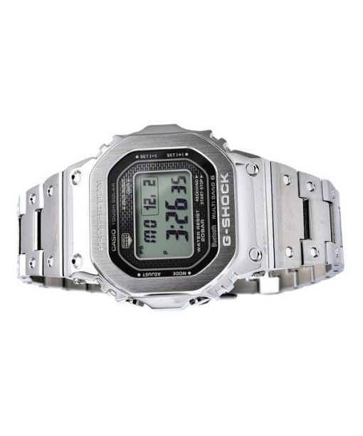 Casio G-Shock 디지털 스마트폰 링크 풀 메탈 터프 솔라 GMW-B5000D-1 200M 남성용 시계