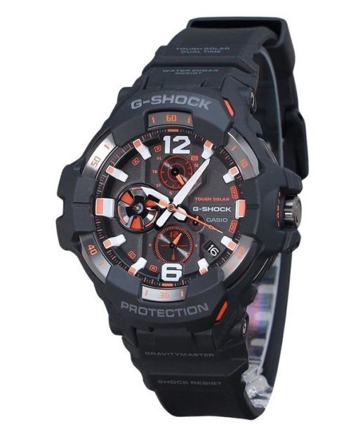 Casio G-Shock Master Of G-Air Gravitymaster 스마트폰 링크 아날로그 터프 솔라 GR-B300-1A4 200M 남성용 시계