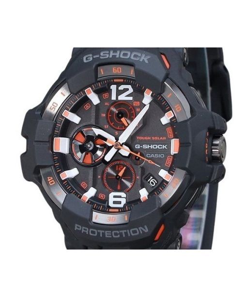 Casio G-Shock Master Of G-Air Gravitymaster 스마트폰 링크 아날로그 터프 솔라 GR-B300-1A4 200M 남성용 시계