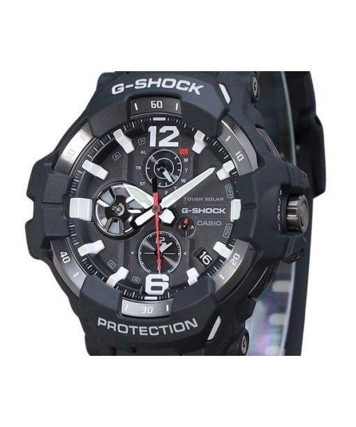 Casio G-Shock Master Of G-Air Gravitymaster 스마트폰 링크 아날로그 터프 솔라 GR-B300-1A 200M 남성용 시계