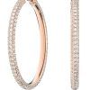 Swarovski Dextera Hoop 로즈 골드 톤 귀걸이 5383938 여성용