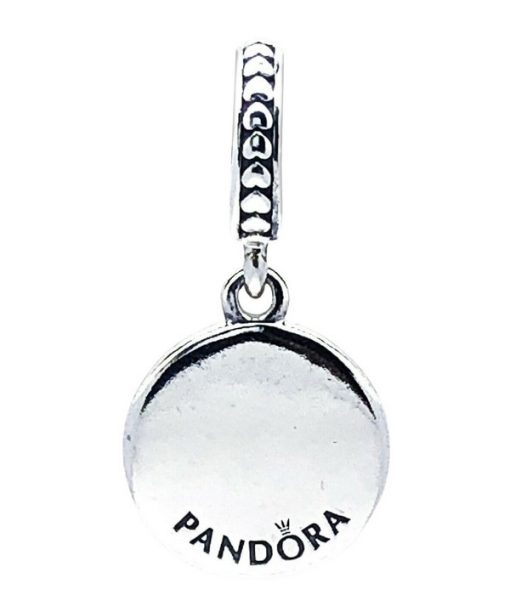 Pandora Friends Are Family Dangle Charm 블랙 에나멜 798124EN16 여성용