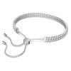 Swarovski Matrix Clear Crystals 및 Rhodium Plated Tennis Bracelet 5221397 여성용