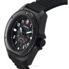 Victorinox Swiss Army Journey 1884 고무 스트랩 블랙 다이얼 쿼츠 241982 200M 남성용 시계