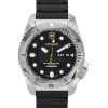 Victorinox Swiss Army Dive Pro 고무 스트랩 블랙 다이얼 자동 다이버 241994 300M 남성용 시계