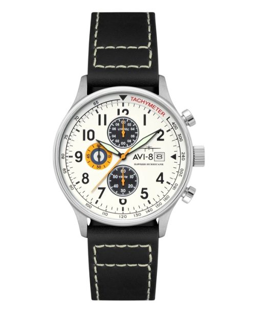 AVI-8 Hawker Hurricane Classic 크로노그래프 Imperial War Museums Edition 화이트 다이얼 쿼츠 AV-4011-1E 남성용 시계