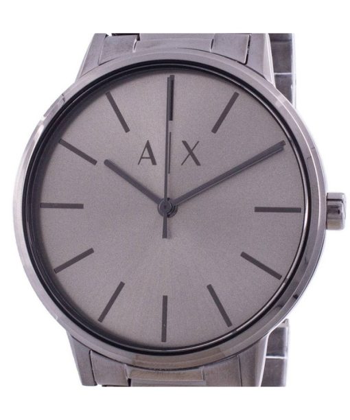 리퍼브 Armani Exchange Cayde 그레이 다이얼 쿼츠 AX2722 남성용 시계