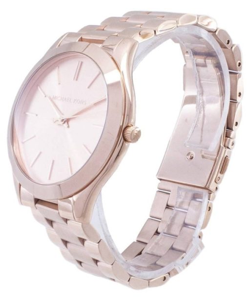 재생품 Michael Kors Runway Rose Gold Tone MK3197 여성용 시계