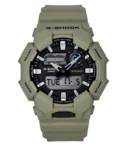 카시오 G-Shock 아날로그 디지털 바이오 기반 수지 스트랩 블랙 다이얼 쿼츠 GA-010-5A 200M 남성용 시계