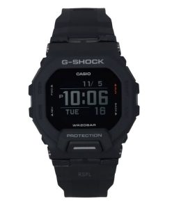 카시오 G-Shock G-Squad 디지털 스마트폰 링크 블랙 레진 스트랩 쿼츠 GBD-200-1 200M 남성용 시계