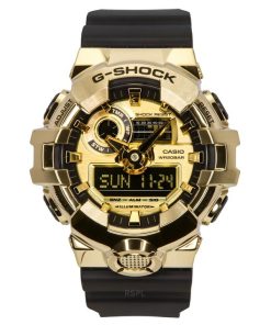 카시오 G-Shock G-Steel 아날로그 디지털 레진 스트랩 골드 다이얼 쿼츠 GM-700G-9A 200M 남성용 시계