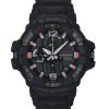 카시오 G-Shock Master Of G-Air Gravitymaster 아날로그 스마트폰 링크 블랙 다이얼 솔라 GR-B300EC-1A 200M 남성용 시계