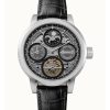 Ingersoll The Arc Moon Phase 가죽 스트랩 블랙 스켈레톤 다이얼 자동 I16001 남성용 시계