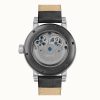 Ingersoll The Arc Moon Phase 가죽 스트랩 블랙 스켈레톤 다이얼 자동 I16001 남성용 시계