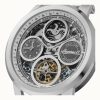 Ingersoll The Arc Moon Phase 스테인리스 스틸 실버 스켈레톤 다이얼 자동 I16002 남성용 시계