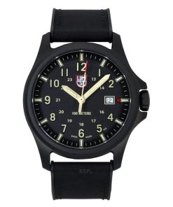 Luminox Atacama Field 고무 스트랩 블랙 다이얼 쿼츠 XL.1970.SET 100M 남성용 시계 추가 스트랩 포함