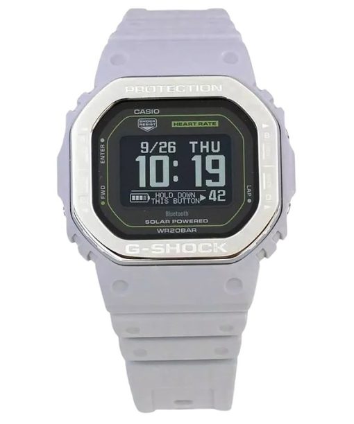 카시오 G-shock Move 디지털 스마트폰 링크 바이오 기반 수지 스트랩 솔라 DW-H5600MB-8A9 200M 남성용 시계