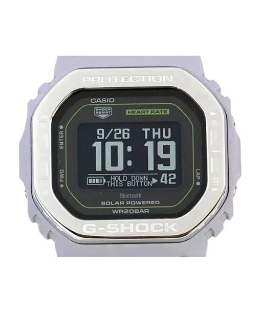 카시오 G-shock Move 디지털 스마트폰 링크 바이오 기반 수지 스트랩 솔라 DW-H5600MB-8A9 200M 남성용 시계