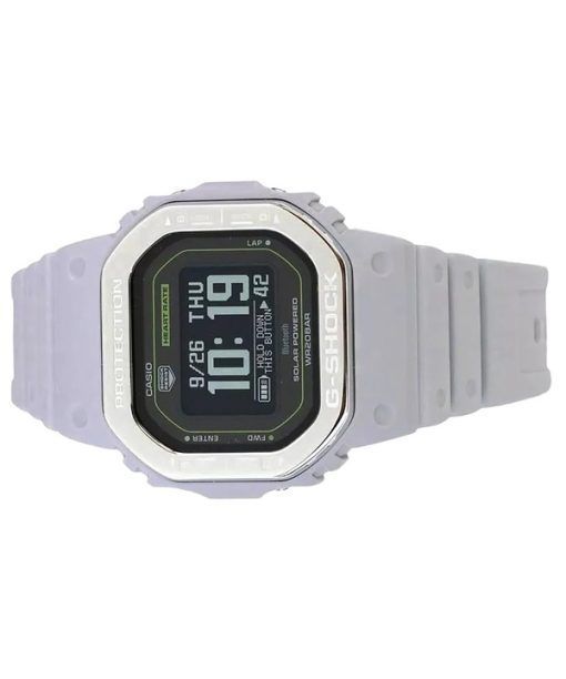 카시오 G-shock Move 디지털 스마트폰 링크 바이오 기반 수지 스트랩 솔라 DW-H5600MB-8A9 200M 남성용 시계