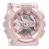 카시오 G-Shock 아날로그 디지털 바이오 기반 수지 핑크 다이얼 쿼츠 GMA-S110ST-4A 200M 여성용 시계